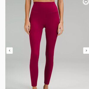 Lululemon Ruby Pink/Red Align Leggings